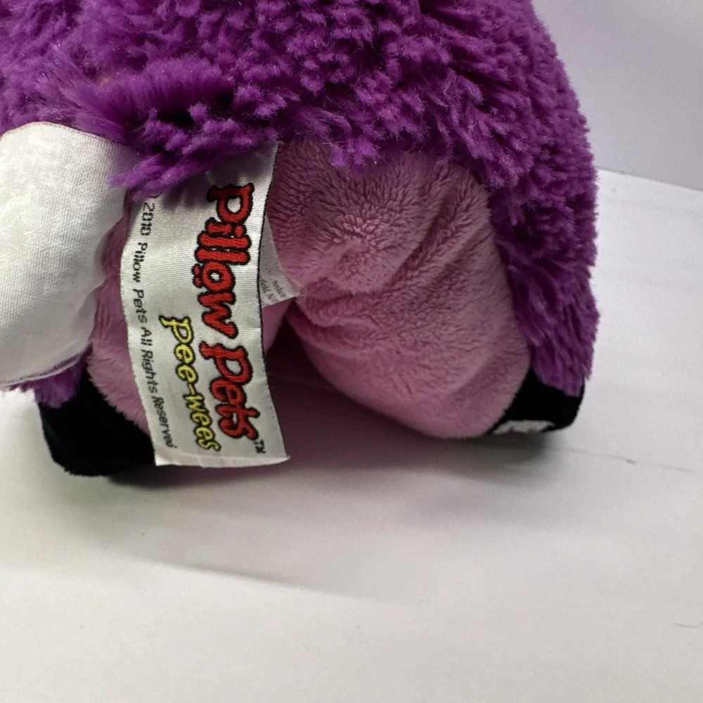 Pillow Pets Pee-Wee Purple Ladybug Spotted Plush Soft Throw Pillow